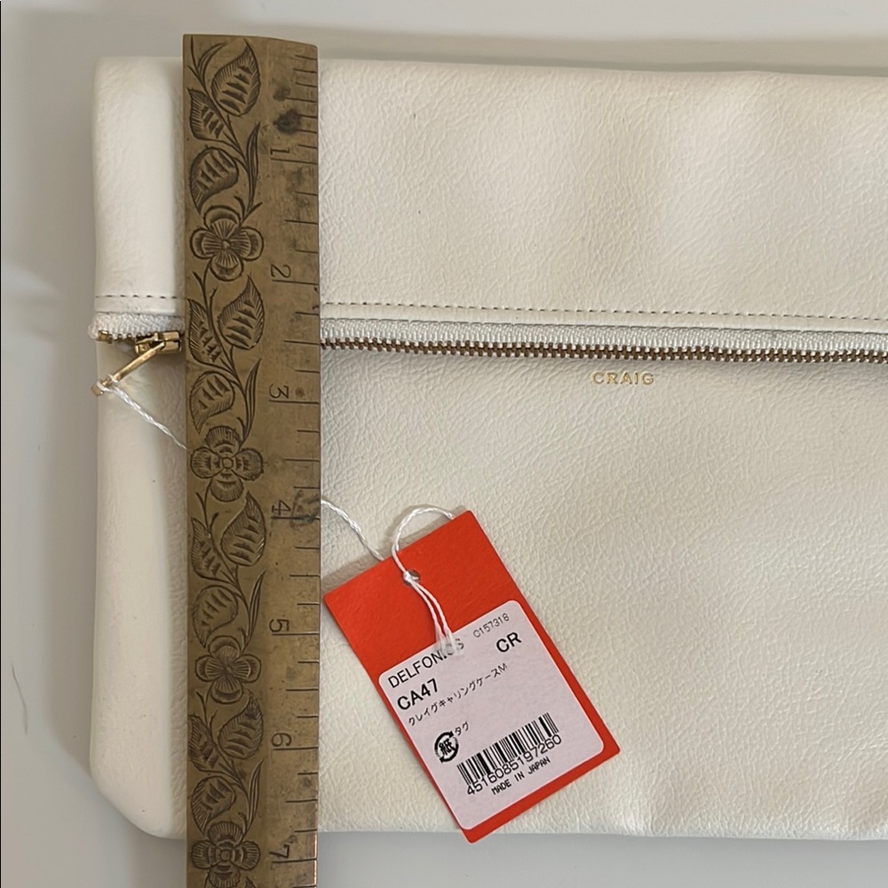 White Clutch Bag - Picture 2 of 6